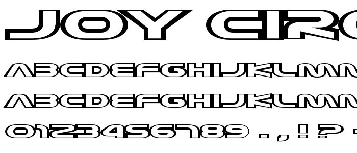 Joy Circuit font